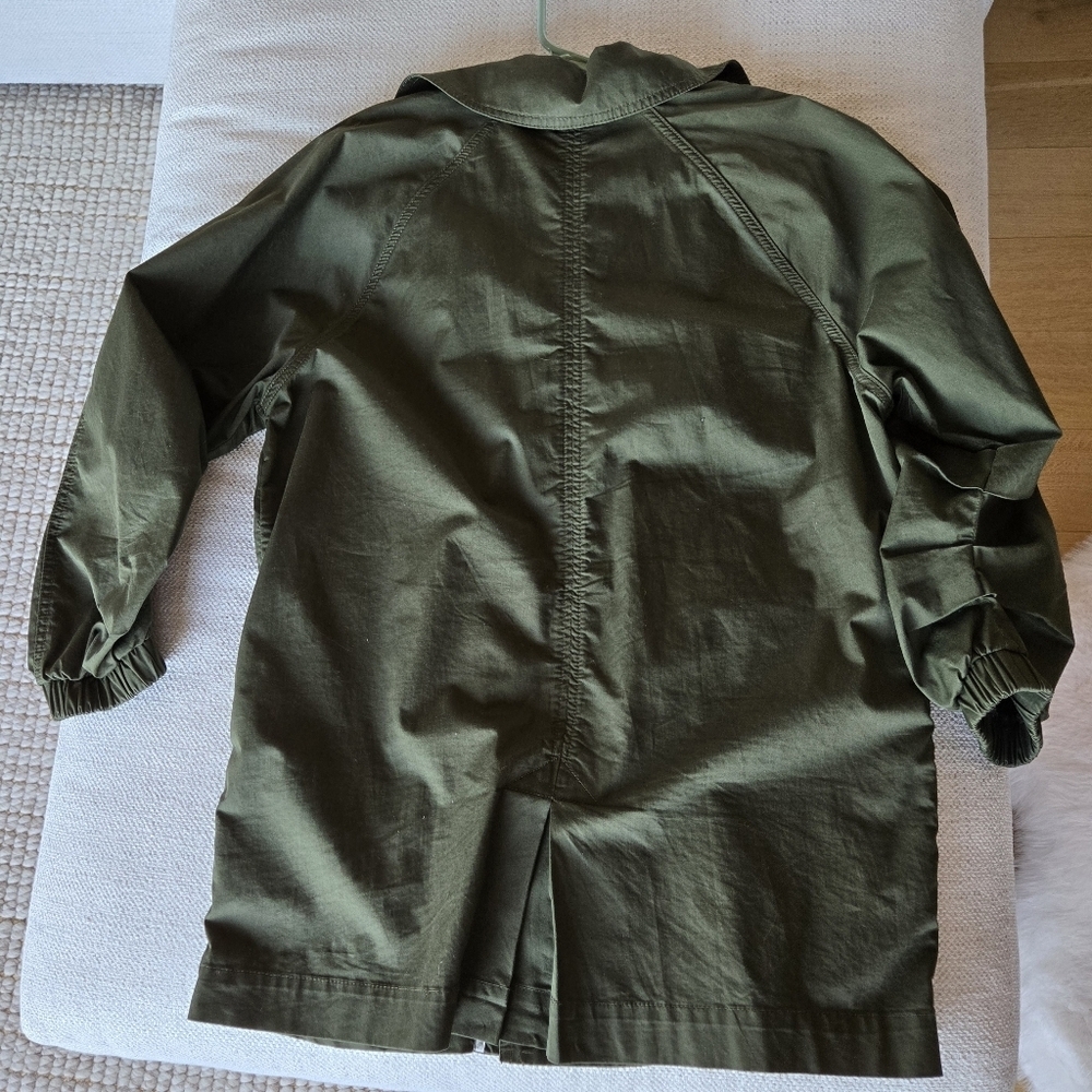 CAbi Expedition jacket trench Safari Travel Springbreak Lightweight M EUC Green - Picture 4 of 15
